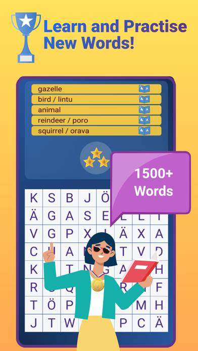 Finnish English Word Game App screenshot #2