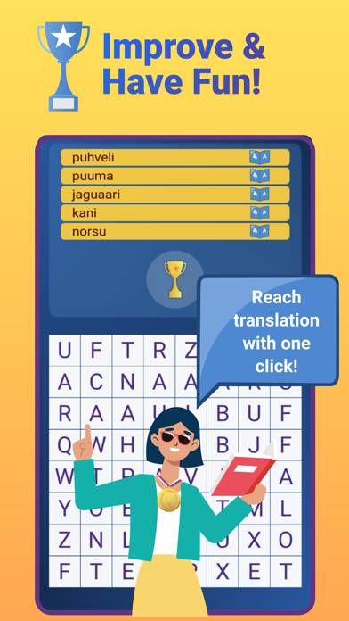 Finnish English Word Game App screenshot #3