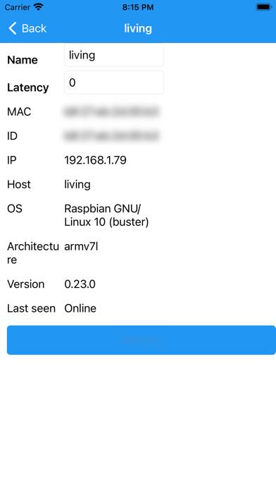 Snapcast Client Capture d'écran de l'application #3