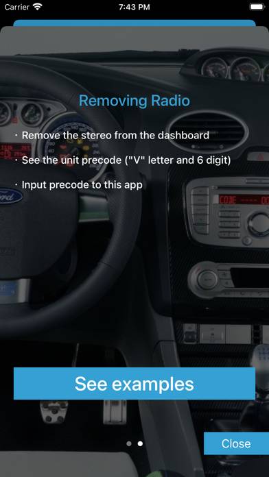Radio Code for Ford V Serial Schermata dell'app #4
