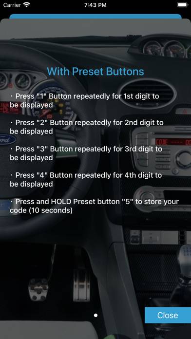 Radio Code for Ford V Serial Schermata dell'app #5