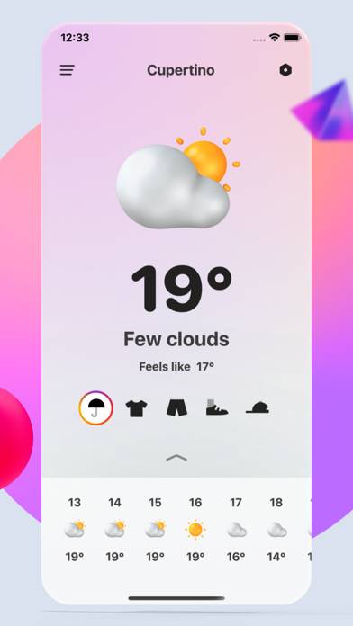 Dress WeatherClothes forecast Скриншот приложения #2