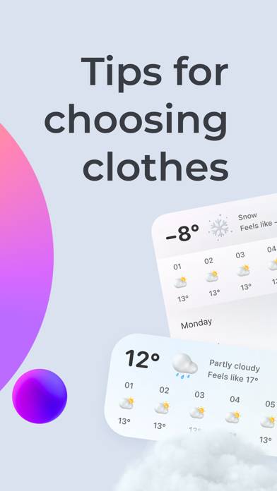 Dress WeatherClothes forecast Скриншот приложения #3