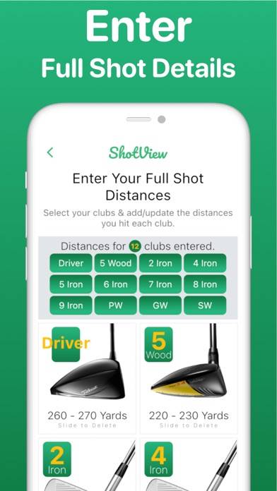 ShotView: Golf Club Distances App-Screenshot #4