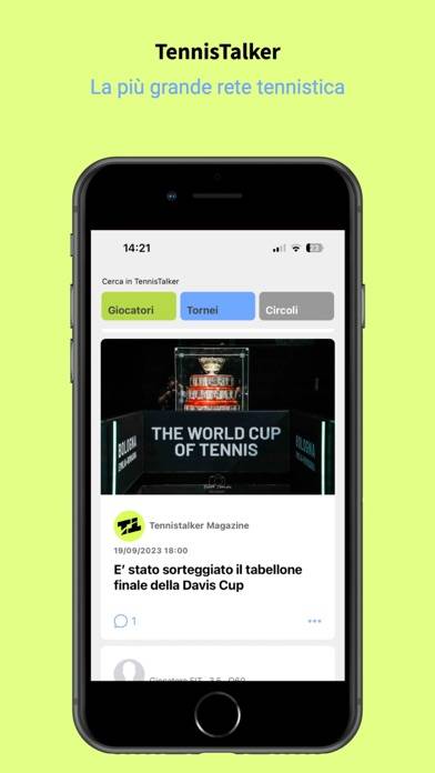 Tennistalker Schermata dell'app #1