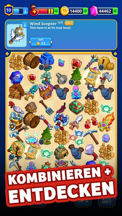 Medieval Merge: Dragon Games Spiel-Screenshot