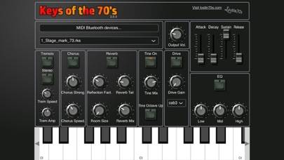 Keys of the 70's capture d'écran