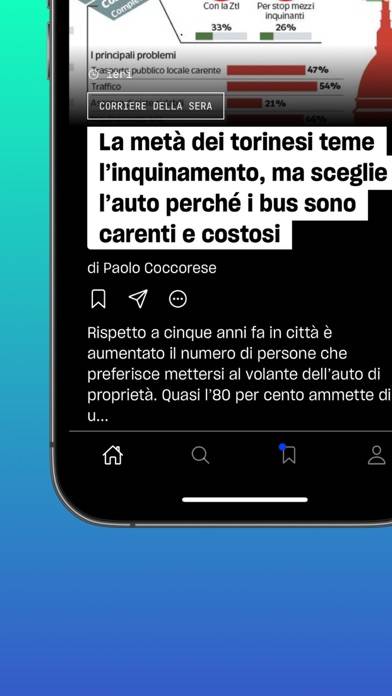 Column Schermata dell'app