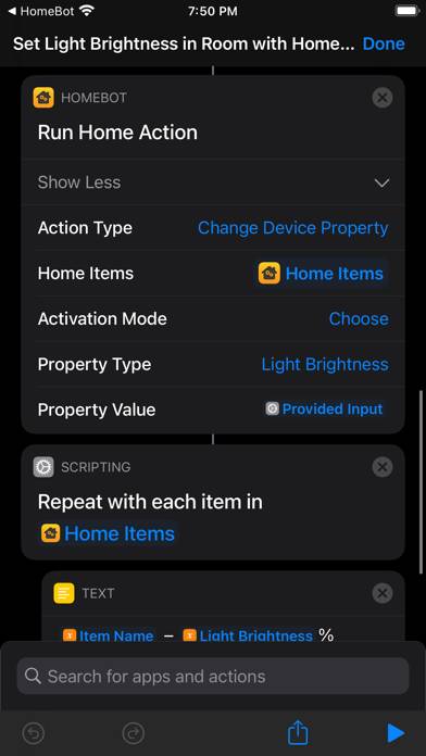 HomeBot for Shortcuts App-Screenshot #3