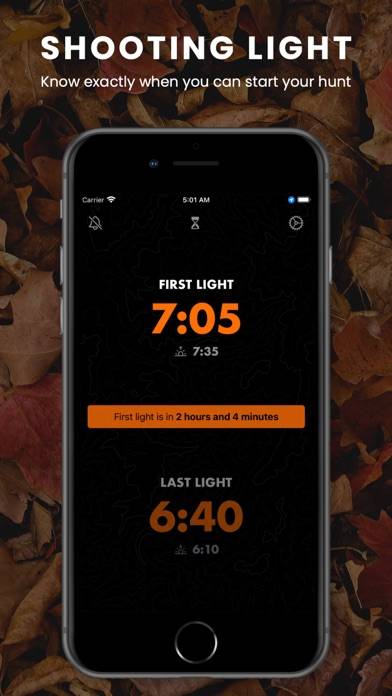 Shooting Light: Hunt Clock App screenshot #1