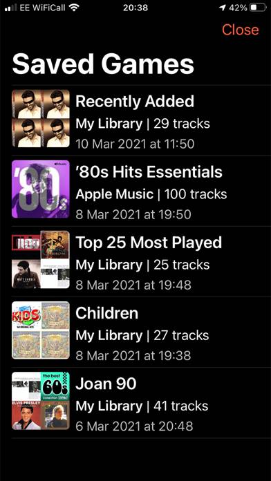 Shuffle Music Bingo App screenshot #6