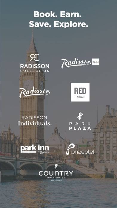Radisson Hotels room bookings Скриншот приложения #1