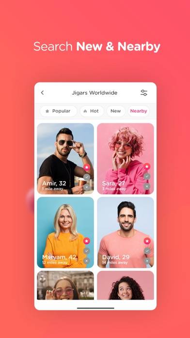 JIGAR: Persian Dating App App screenshot #3