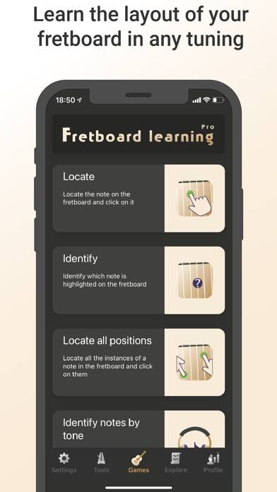 Fretboard Learning App screenshot #1