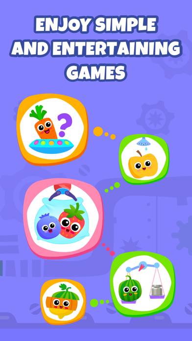 Yummies! Healthy Food games! App screenshot