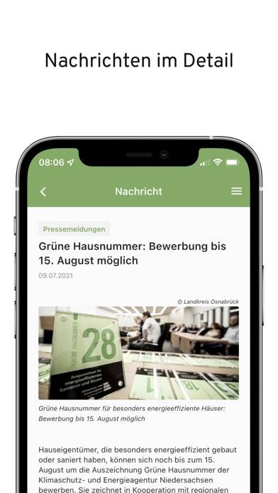 Landkreis Osnabrück aktuell Bildschirmfoto #4
