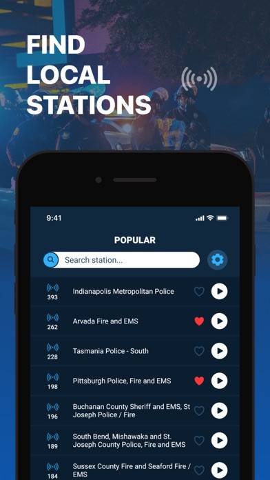 Police＋Fire Scanner Radio USA App screenshot #2