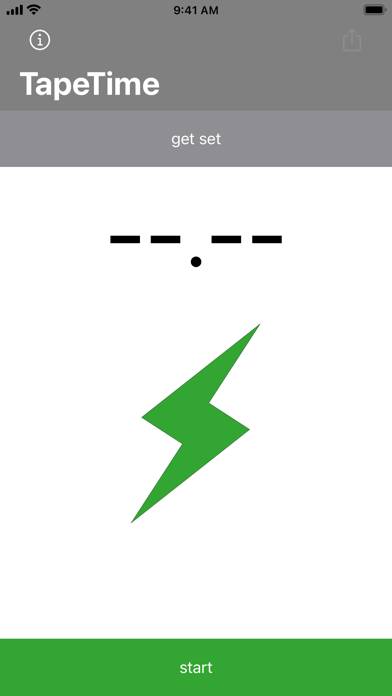 TapeTime App-Screenshot