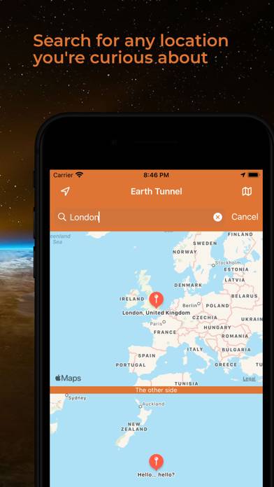 Earth Tunnel Captura de pantalla de la aplicación #3