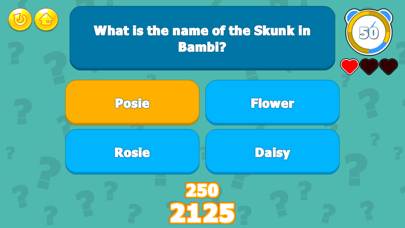 Kids & Family Movie Trivia game screenshot