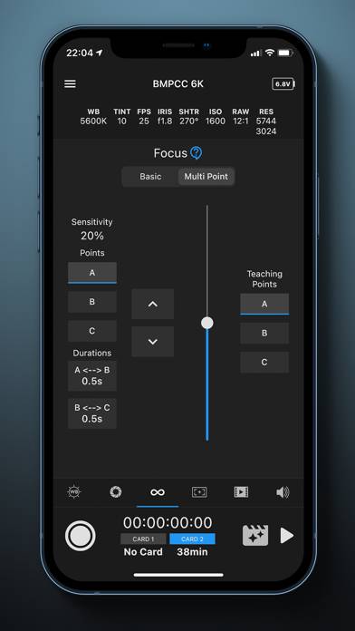 Blackmagic BlueConnect Captura de pantalla de la aplicación #4