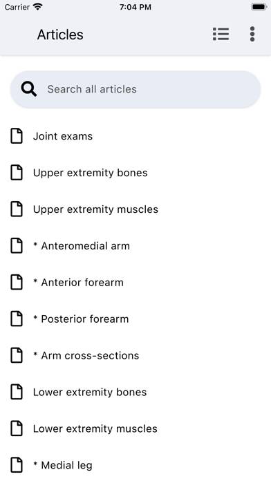 Orthopedic Anatomy Schermata dell'app #2