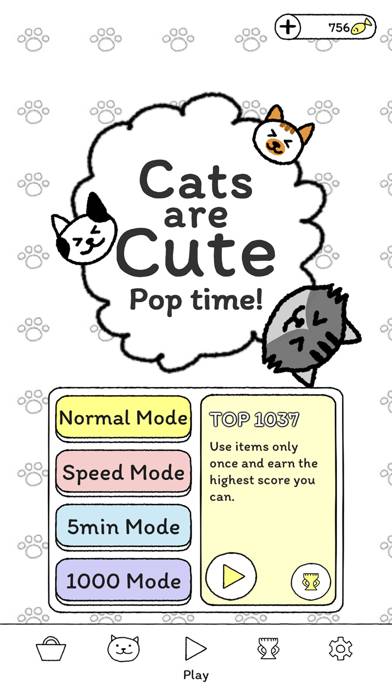 Cats are Cute: Pop Time! Скриншот приложения #5