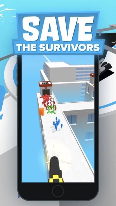 Z Escape: Zombie Crowd Shooter Schermata dell'app #6