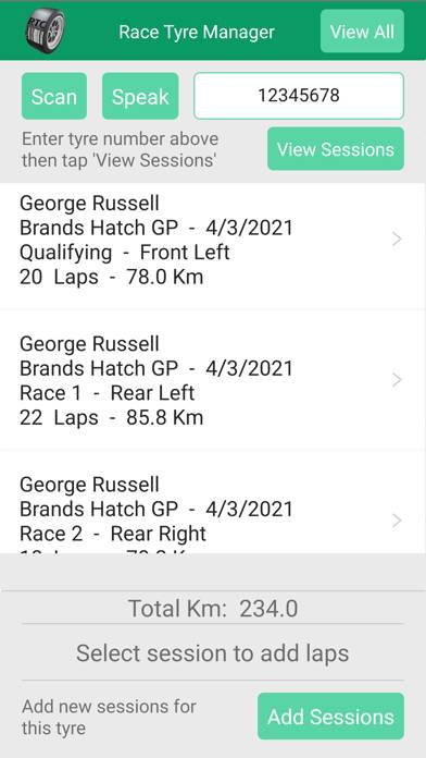 Race Tyre Manager App screenshot #3