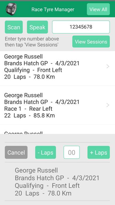 Race Tyre Manager App screenshot #4