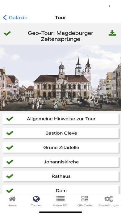 Tourguide Magdeburg App-Screenshot