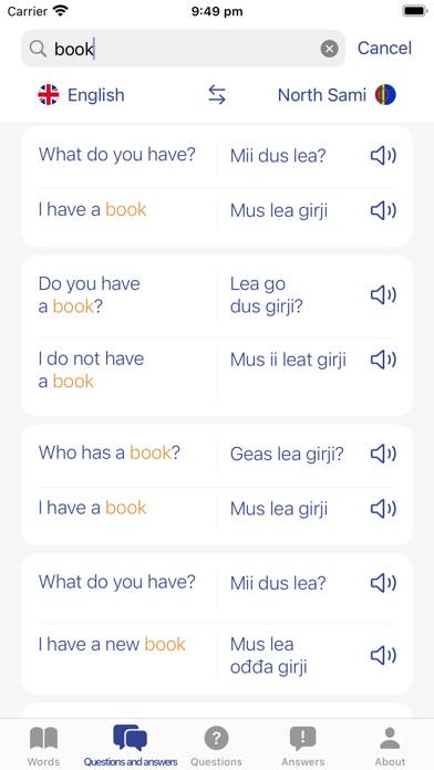 Get to know the Sami languages App screenshot #3