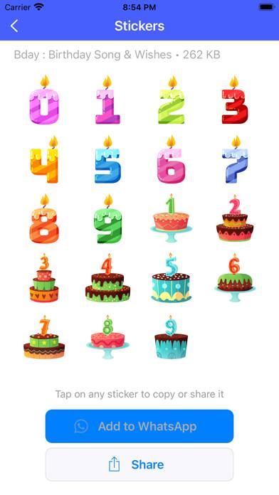 Happy Birthday Wishes! Capture d'écran de l'application #5
