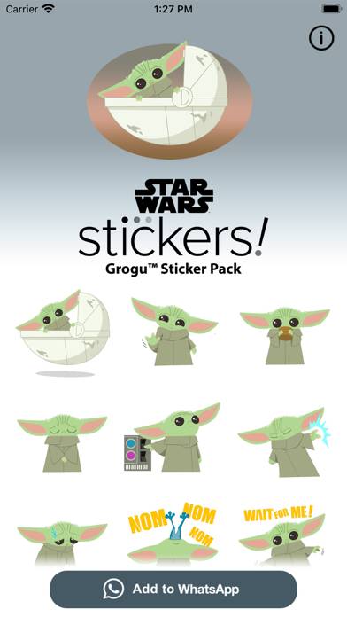 Grogu™ Sticker Pack Schermata dell'app #1