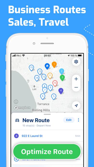 Route Planner, Delivery, MyWay Скриншот приложения #3