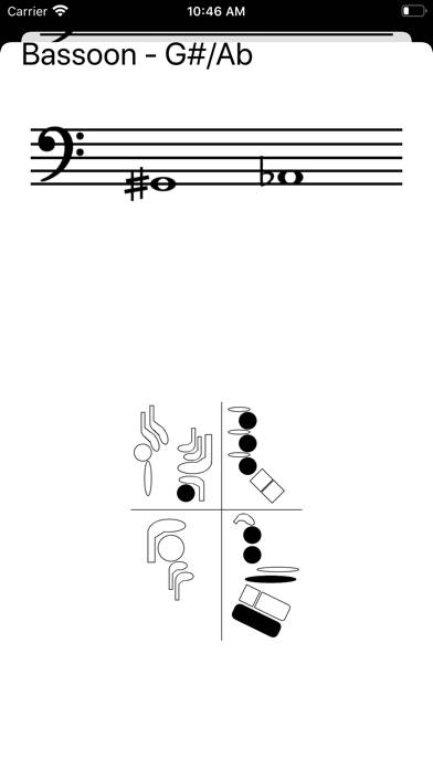 Advanced Bassoon Fingerings App screenshot #2
