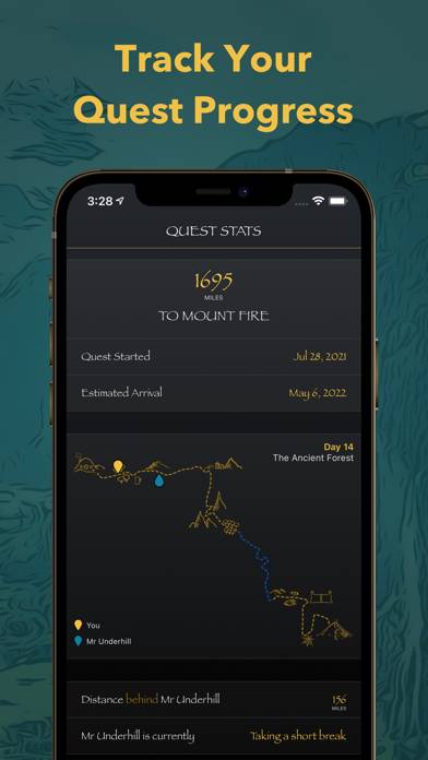 Fantasy Hike App skärmdump #5