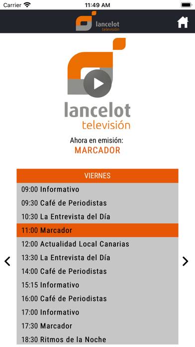 Lancelot Medios App screenshot