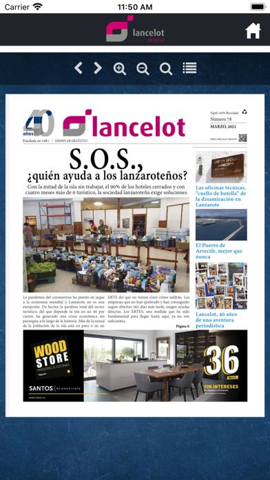Lancelot Medios App screenshot