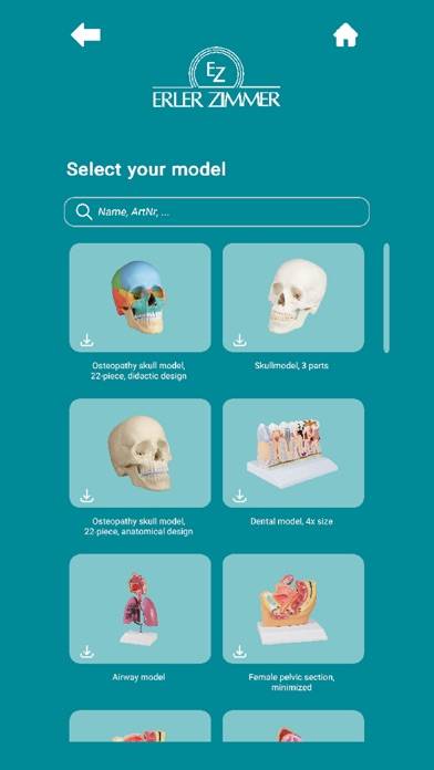 Augmented Anatomy Captura de pantalla de la aplicación