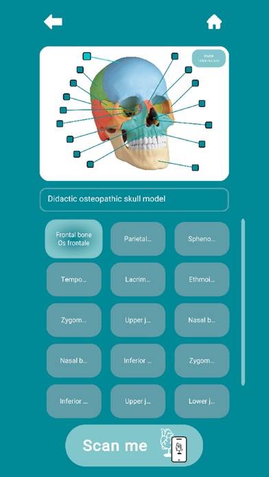 Augmented Anatomy Captura de pantalla de la aplicación