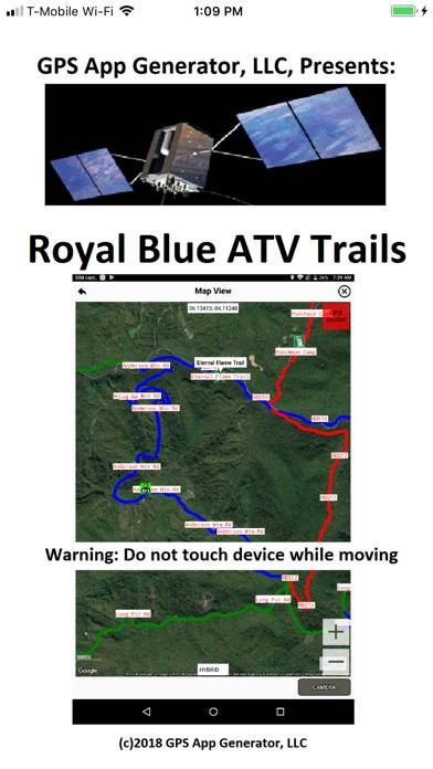 Royal Blue ATV Trails App screenshot #1