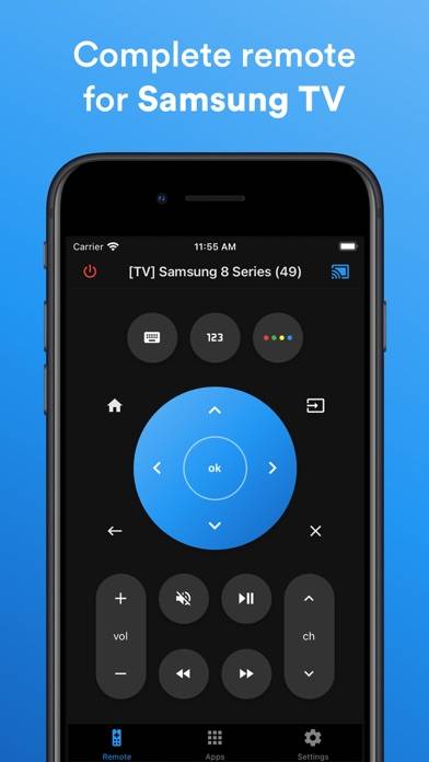 Smart TV Remote for Samsung App skärmdump #1