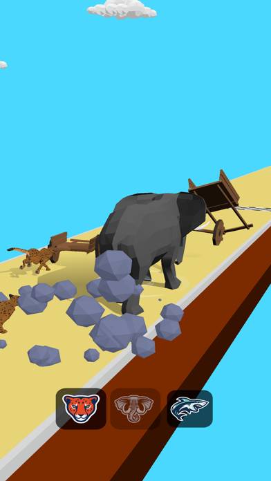 Animal Transform:Epic Race 3D Capture d'écran de l'application #3