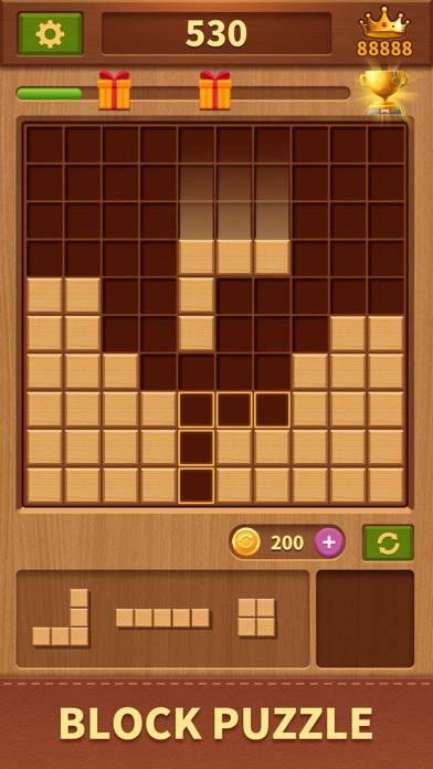 Woody Block-Endless Fun puzzle Скриншот приложения #1