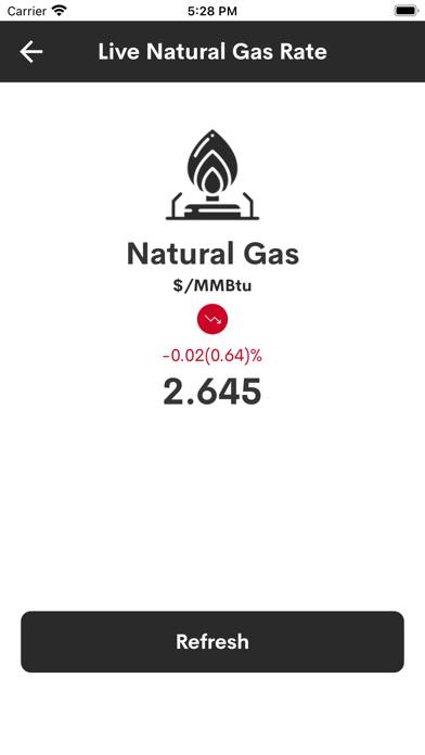 Oil Price Live App skärmdump