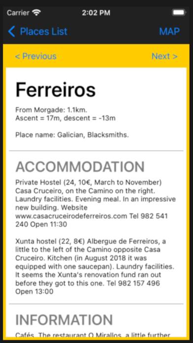 Camino de Santiago Guide App screenshot #2