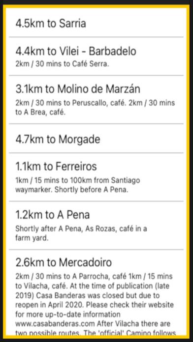 Camino de Santiago Guide App screenshot