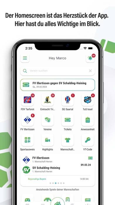 Vereinsticket App App-Screenshot #2