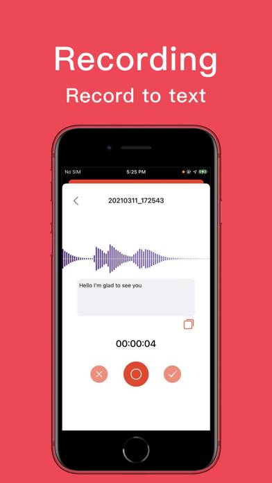 Voice Recorder for iPhone App App screenshot #1